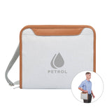 Mobile Office Hybrid Crossbody Padfolio - QT-GR-HTR Imprinted with Logo (Q863622)