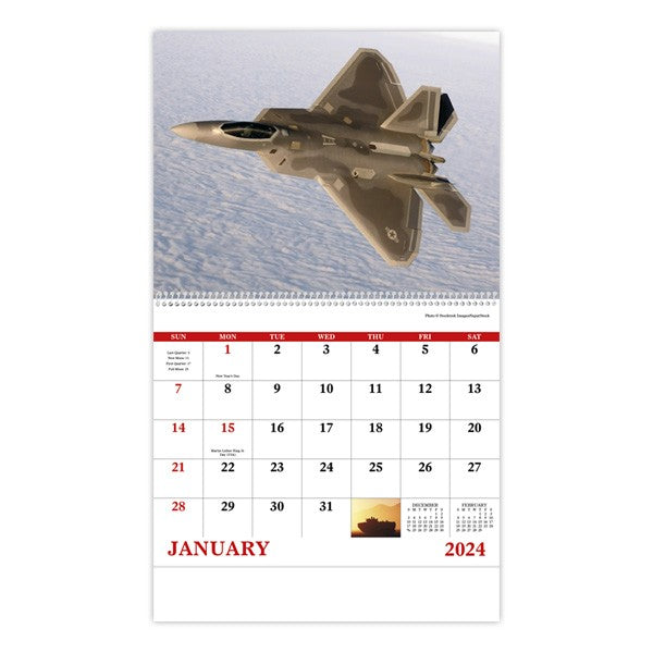 American Armed Forces - Spiral Calendar - Calendars with Logo - Q864722 QI