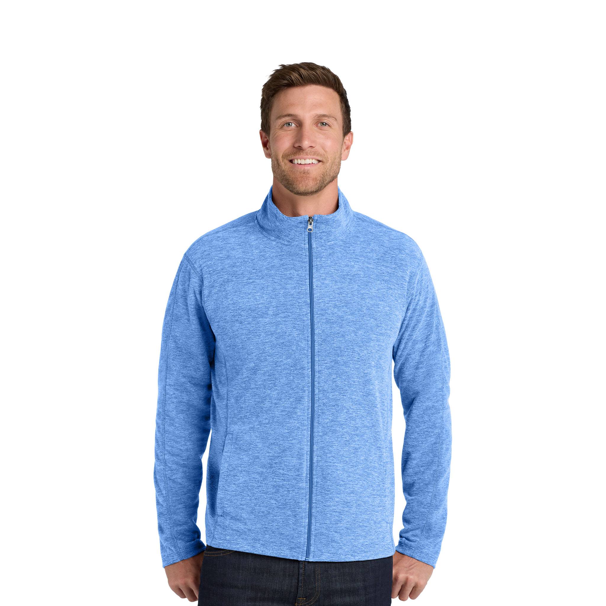 Port Authority® Heather Microfleece Full-Zip Jacket (Q869122)