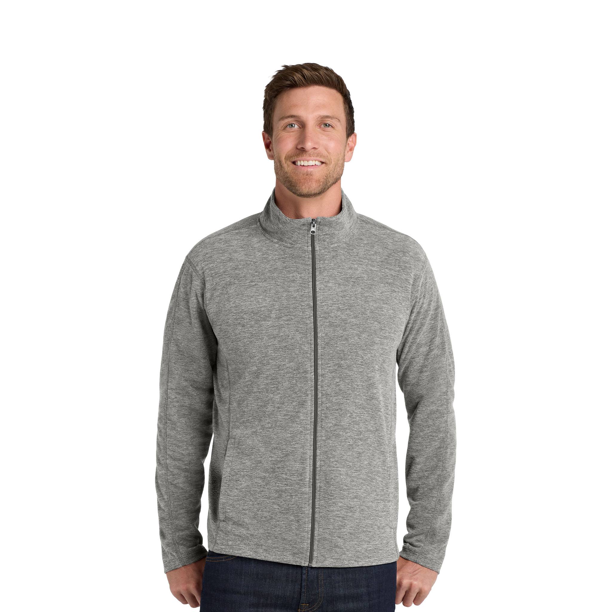 Port Authority® Heather Microfleece Full-Zip Jacket (Q869122)