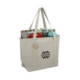 Repose 10 Oz. Recycled Cotton Boat Tote Imprinted with Logo (Q873422)