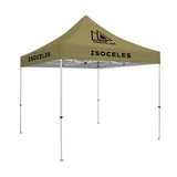 Steel Premium 30mm 10ft. Square Event Tent (3 Locations) Imprinted with Logo (Q888022)