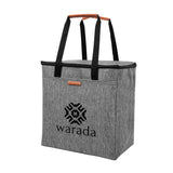 Huntington Heathered Cooler Tote Bag Imprinted with Logo (Q891822)