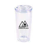 19 Oz. Silkscreen Everest Clarity Tumblers Imprinted with Logo (Q892811)