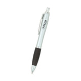 Matte Silver Barrel Pen Imprinted with Logo (Q903311)