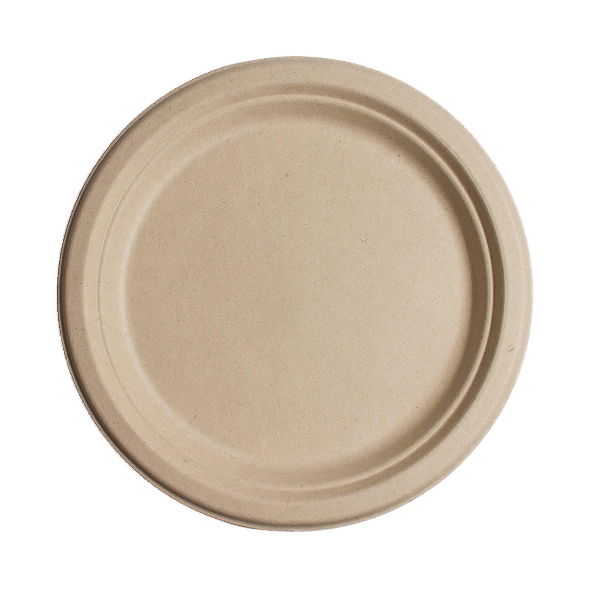 6.75 Inch Kraft Round Compostable Paper Plate (Q907332)