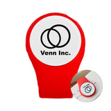 Magnetic Golf Ball Marker Hat Clip Imprinted with Logo (Q909222)