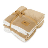 Mink Sherpa Blanket - Iced Coffee Imprinted with Logo (Q912922)