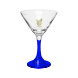 9.25 Oz. Shakin Not Stirred Martini Glass  Imprinted with Logo (Q915022)