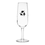 6.25 Oz. Flute Champagne Flute (Silkscreen)  Imprinted with Logo (Q916022)