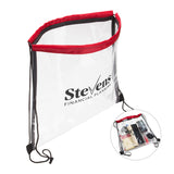 Clear Bags with Drawstring Imprinted with Logo (Q916711)