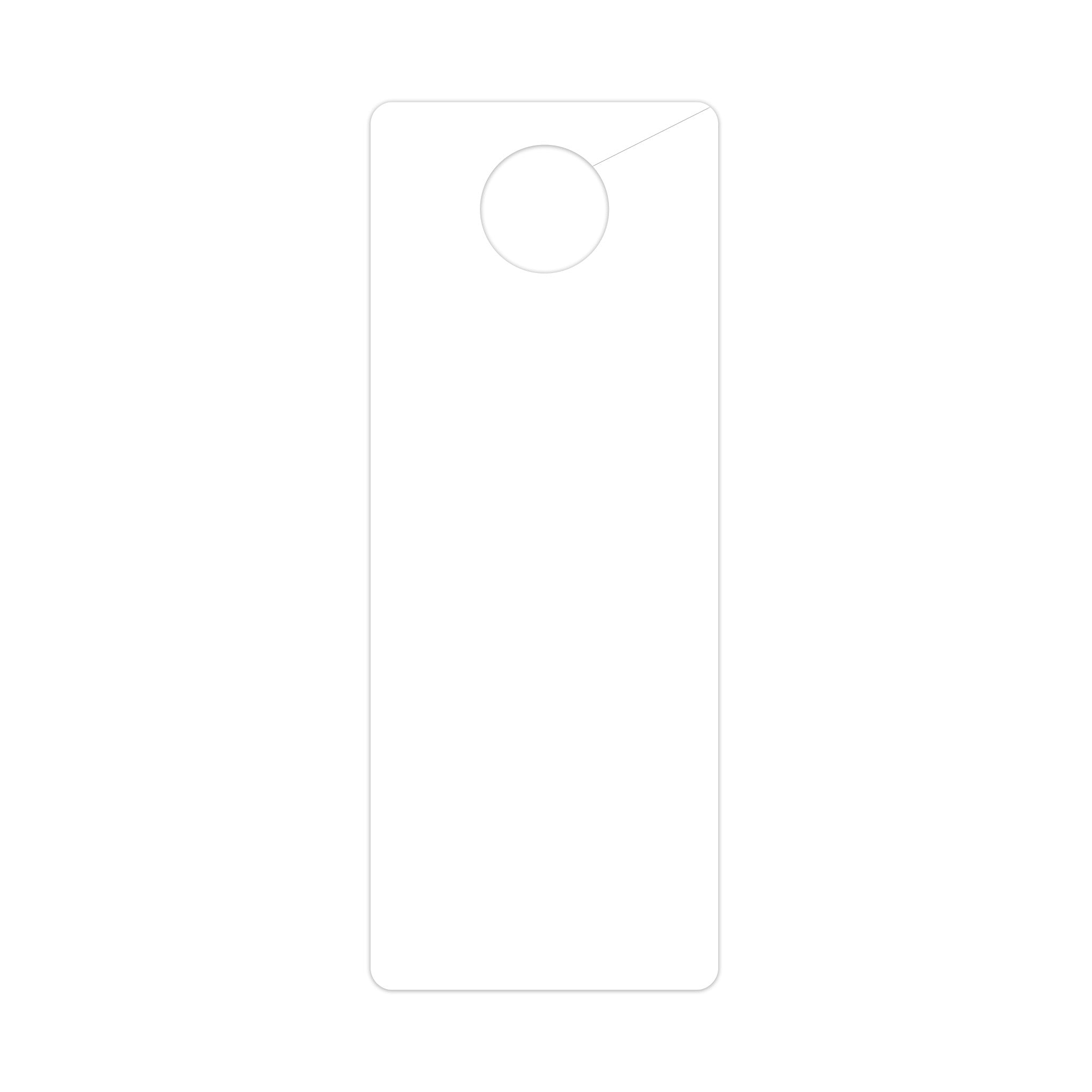Plastic Door Hanger - 10 mil (Q917332)
