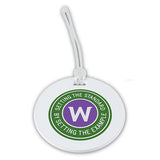 Round Luggage Tag Imprinted with Logo (Q919122)