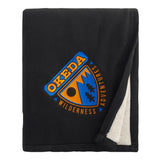 Fleece-Sherpa Blanket Imprinted with Logo (Q921322)