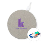 Auden Aluminum Wireless Charging Pad Imprinted with Logo (Q922922)