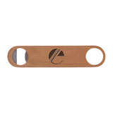 Wood Paddle Bottle Opener Imprinted with Logo (Q925922)