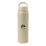16 Oz. Aviana™ Rowan Recycled Water Bottle - Taupe Imprinted with Logo (Q933022)