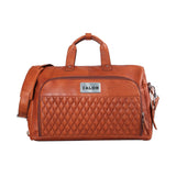 Bell Canyon Leather Duffel Bag Imprinted with Logo (Q936222)