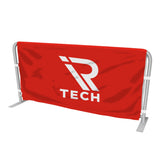 10-ft. Outdoor Universal-Fit Barricade Banner 37 x 110 In. Imprinted with Logo (Q939022)