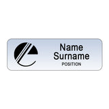 Tucson Plastic Name Badge: 0-3 Sq In. Imprinted with Logo (Q940022)
