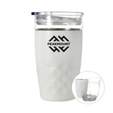 Howard Glass Vacuum Tumbler - 14 Oz. Imprinted with Logo (Q942222)