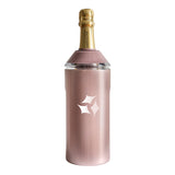 Vinglace Wine Bottle Insulator - Rose Gold Imprinted with Logo (Q942622)