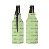 Zippered Bottle Coolies Imprinted with Logo (Q255811)