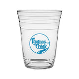 16 Oz. Glass Fill Up Glass Cup (Silkscreen) Imprinted with Logo (Q946022)