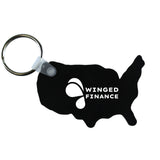 USA Key Fob Imprinted with Logo (Q947611)