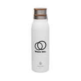 18 Oz. Manna™ Ascend Water Bottle With Acacia Lid Imprinted with Logo (Q948322)