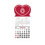 Press-N-Stick 3-Month Vertical Calendar Imprinted with Logo (Q949122)