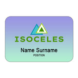 Tucson Plastic Name Badge: 3 x 2 Inch Imprinted with Logo (Q950022)