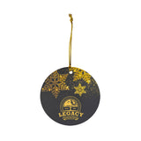 Acrylic Ornament - Circle Imprinted with Logo (Q951022)