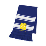 Two-Tone Knit Scarf With Fringe Imprinted with Logo (Q952611)