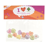 Candy Bag (With Header Card) With Conversation Hearts Imprinted with Logo (Q363611)