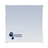 16 x 16 Inch Zippered Pillow Case with No Inserts Imprinted with Logo (Q960222)