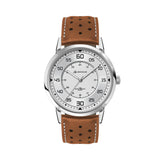 46mm Unisex Watch - White Dial Imprinted with Logo (Q963222)