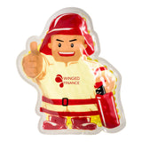 Firefighter Shaped Hot/Cold Pack Imprinted with Logo (Q973511)