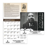 African-American Heritage: Dr. M Luther King Jr. Calendar Imprinted with Logo (Q974722)