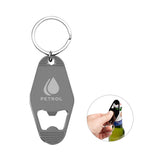 Motel Style Metal Key Tag With Bottle Opener Imprinted with Logo (Q975122)