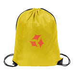 210D Drawstring Backpack Imprinted with Logo (Q976822)