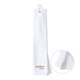 Port Authority® Grommeted Tri-Fold Golf Towel Imprinted with Logo (Q98437)