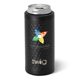 12 Oz. Swig® Blacksmith Skinny Can Cooler FC Imprinted with Logo (Q992822)
