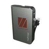 myCharge Hub Turbo 10050 Portable Charger - 10050mAh Imprinted with Logo (Q994222)