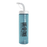 24 Oz. Slim Fit UpCycle RPET Bottle - Straw Lid Imprinted with Logo (Q102722)