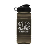 20 Oz. UpCycle RPET Bottle - Flip Top Lid Imprinted with Logo (Q103722)