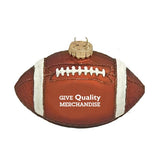 4.25 Inch Glass Football Ornaments Imprinted with Logo (Q105911)
