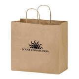 Twisted Paper Handle Kraft Bags - 13”W X 12.75”H Imprinted with Logo (Q106811)