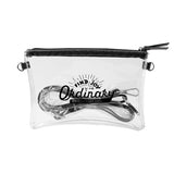 Clear Crossbody Purse Imprinted with Logo (Q110911)