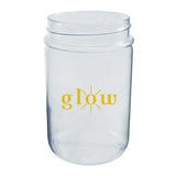 16 Oz. Clear PVC Round Mason Jar Imprinted with Logo (Q112522)